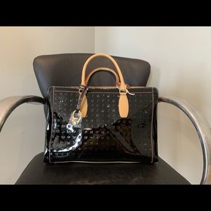 Genuine Patent Leather Arcadia Bag made in Italy